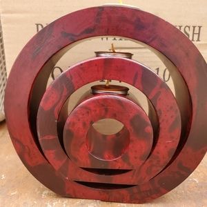 Wood Candle Holder NWT